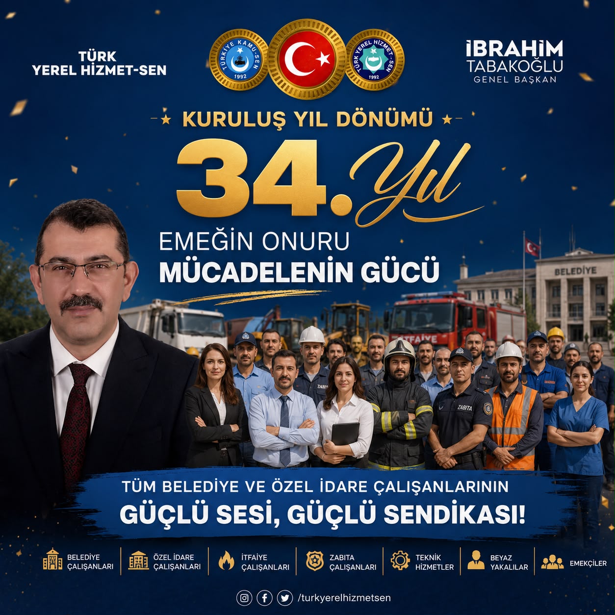 34. Kuruluş Yıl Dönümümüz Kutlu Olsun